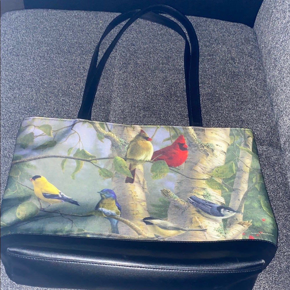 James Hautman Bird Print Collectable Tote Bag
